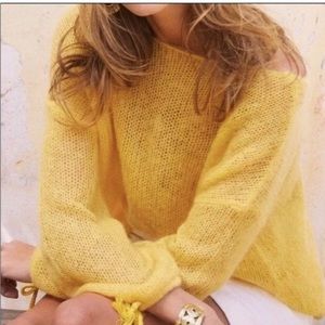 Sezane Dicky Jumper yellow